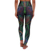 Psychedelic Vines: Ornate & Colorful High Waist Yoga Legging - Crystallized Collective