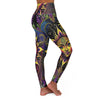 Psychedelic Vines Sun and Moon Mandala High Waist Yoga Legging - Crystallized Collective