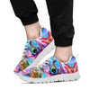 Psychedelic Wolf Sneakers - Crystallized Collective