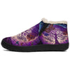 Purple Butterflies and Tree of Life Winter Sneaker - Crystallized Collective
