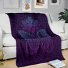 Purple Butterfly Mandala Premium Blanket - Crystallized Collective