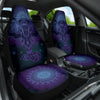 Purple Elephant Mandala Car Seat Cover - Crystallized Collective
