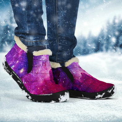 Purple Galaxies Winter Sneakers - Crystallized Collective