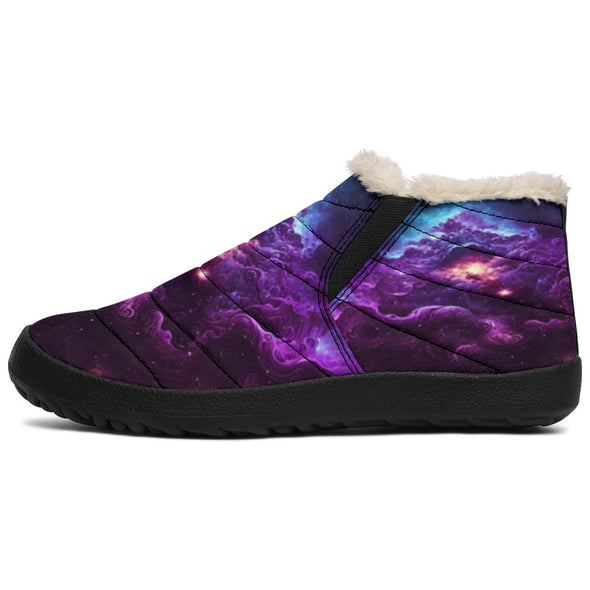 Purple Galaxy Winter Sneakers - Crystallized Collective