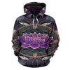 Purple Lotus Mandala Hoodie - Crystallized Collective