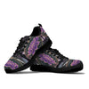 Purple Lotus Mandala Sneakers - Crystallized Collective