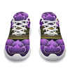 Purple Lotus Mandala Sport Sneakers - Crystallized Collective