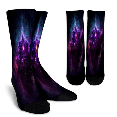 Purple Nebula Socks - Crystallized Collective