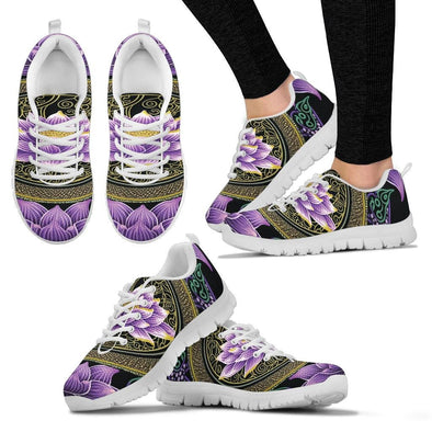 Purple Saccred Lotus Sneakers - Crystallized Collective