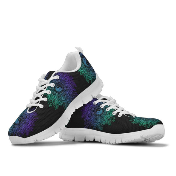 Purple Yin Yang Sneakers - Crystallized Collective