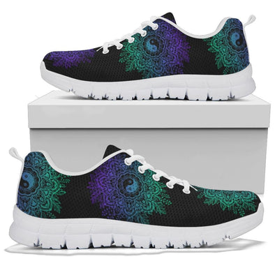 Purple Yin Yang Sneakers - Crystallized Collective