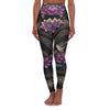 Radiant Serenity: High Waist Yoga Legging with Enchanting Mandala Design - Crystallized Collective