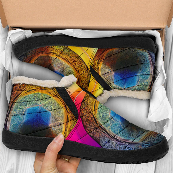 Raimbow Mandala Winter Sneakers - Crystallized Collective