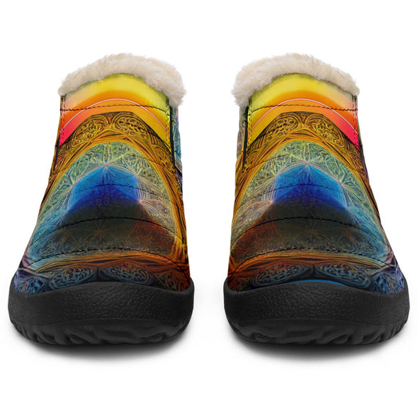 Raimbow Mandala Winter Sneakers - Crystallized Collective