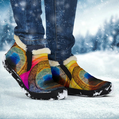 Raimbow Mandala Winter Sneakers - Crystallized Collective