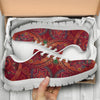 Red Oriental Mandala Sneakers - Crystallized Collective