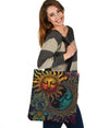 Rustic Sun and Moon Tote Bag - Crystallized Collective