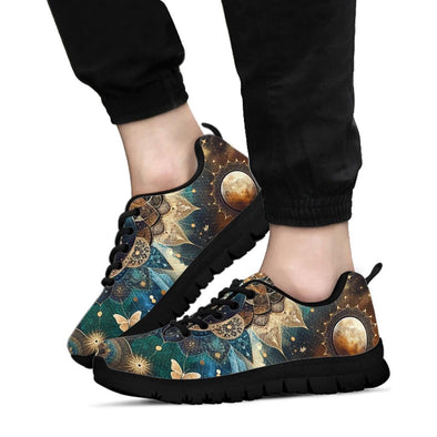 Sacred Mandala Sneakers - Crystallized Collective