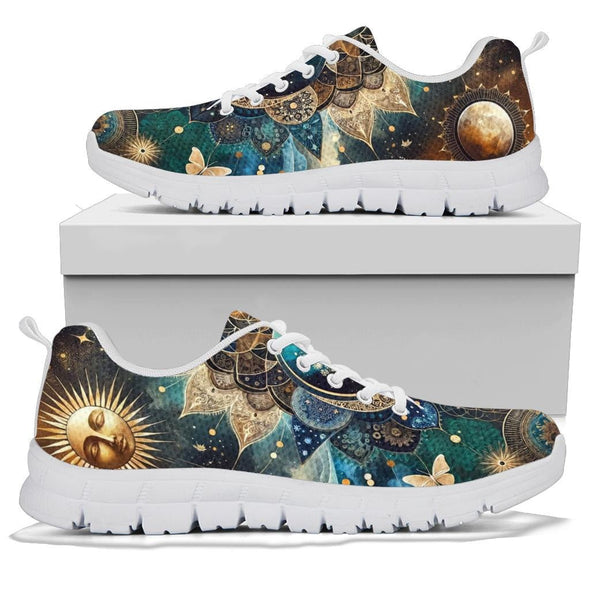 Sacred Mandala Sneakers - Crystallized Collective
