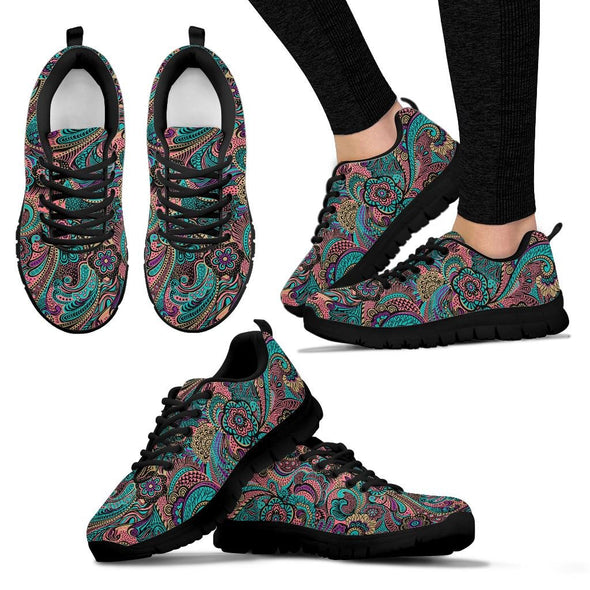 Seamless Floral Sneakers - Crystallized Collective