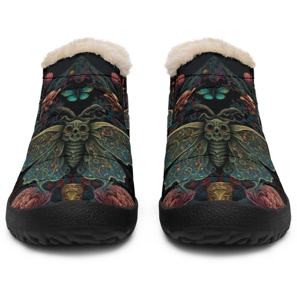 Skull Moth Winter Sneakers - Crystallized Collective