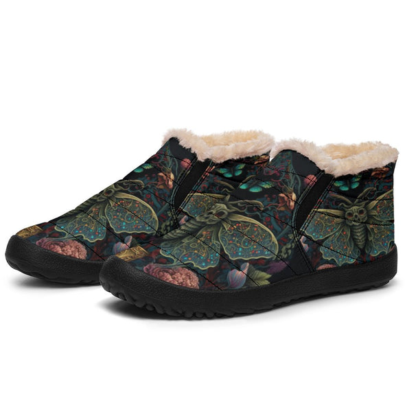 Skull Moth Winter Sneakers - Crystallized Collective