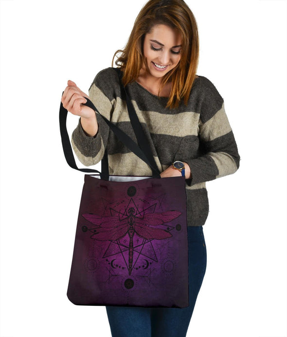 Spiritual Dragonfly Tote Bag - Crystallized Collective