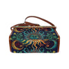 Sun and Moon Jungle Vines Canvas Satchel Bag - Crystallized Collective