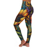 Sunflower Dreams: Enchanting High-Waist Yoga Leggings - Crystallized Collective