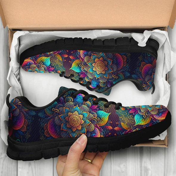 Super Chakra Mandala Sneakers - Crystallized Collective