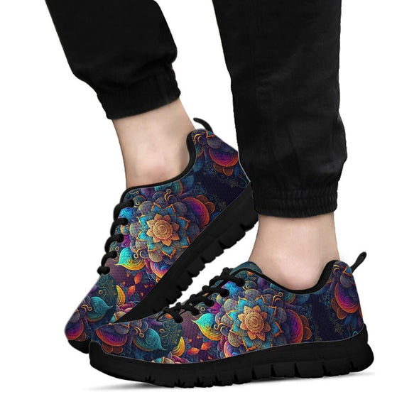 Super Chakra Mandala Sneakers - Crystallized Collective