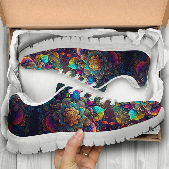 Super Chakra Mandala Sneakers - Crystallized Collective