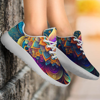 Super Chakra Mandala Sport Sneakers - Crystallized Collective