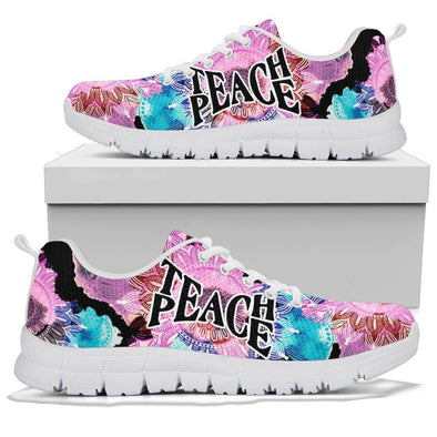 Teach Peace Sneakers - Crystallized Collective