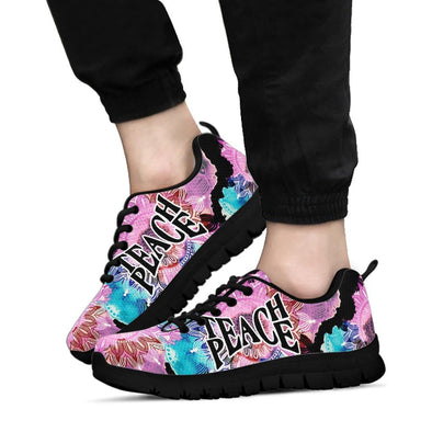 Teach Peace Sneakers - Crystallized Collective