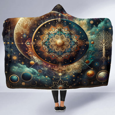 The Spiritual Life Hooded Blanket - Crystallized Collective