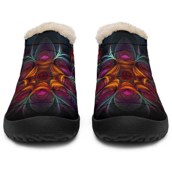 Transcedental Mandala Winter Sneakers - Crystallized Collective