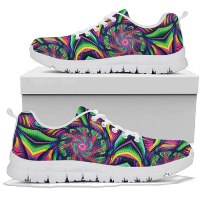 Trippy Abstract Art Sneakers - Crystallized Collective