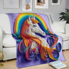 Unicorn Art Premium Blanket - Crystallized Collective