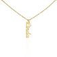 Vertical Name Necklace - Crystallized Collective