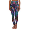 Vibrant Kaleidoscope Yoga Leggings - Empowering Serenity - Crystallized Collective