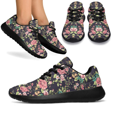 Vintage Floral Sport Sneakers - Crystallized Collective