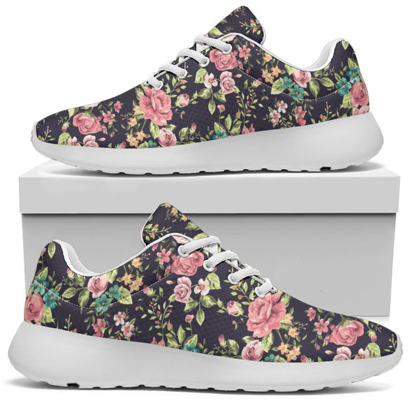 Vintage Floral Sport Sneakers - Crystallized Collective