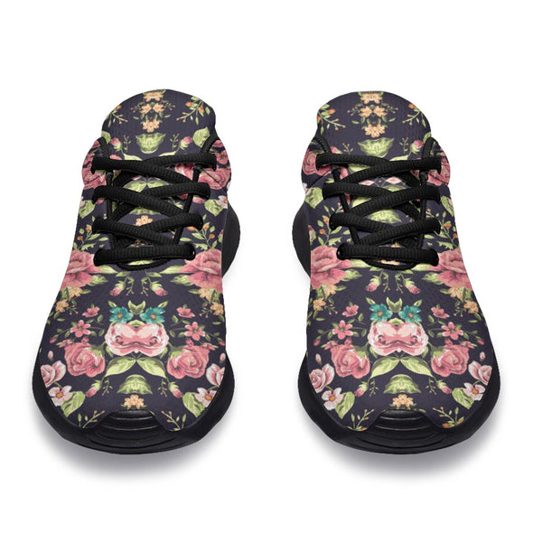 Vintage Floral Sport Sneakers - Crystallized Collective