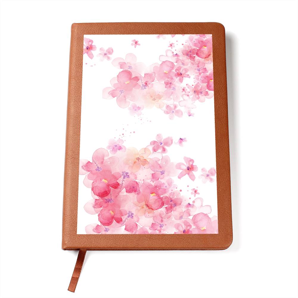 Watercolor Cherry Blossom Graphic Journal - Crystallized Collective