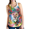 Watercolor Lion Tank Top - Crystallized Collective