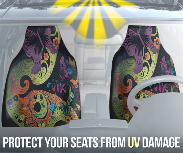 Whimsical Butterflies Car Seat Covers - Crystallized Collective