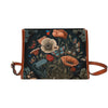 Whimsical Cottagecore Oasis Canvas Satchel Bag - Crystallized Collective