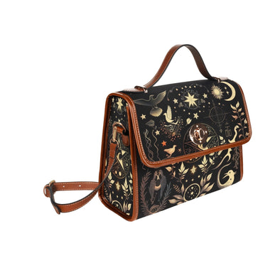 Witchy Canvas Satchel Bag - Crystallized Collective