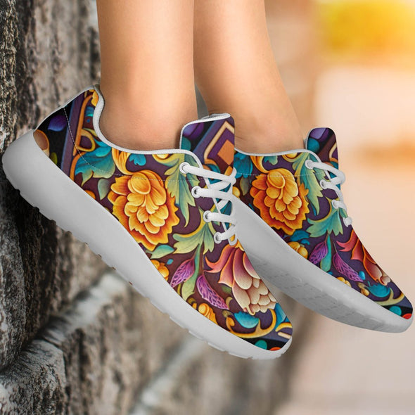 Wonderland Flower Sport Sneakers - Crystallized Collective